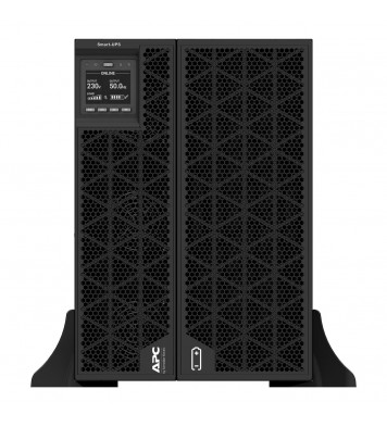 APC SRTG20KXLI Smart-UPS On-Line, 20kVA/20kW, Raf/Kule, 230V/380V...415V, Sabit kablo 5 kablolu(3P+N+D)+3 kablolu(1P+N+E), Ağ Kartı , Ray kiti hariç