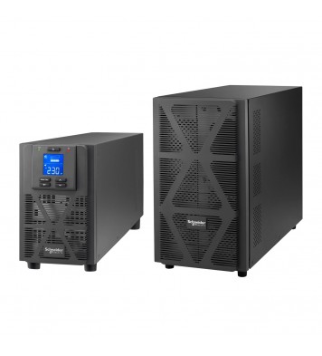 Schneider Electric SRVS2KIL Easy UPS 1 Fazlı Çevrimiçi, 2000VA, Kule, 230V, 4x IEC C13 çıkışı, Akıllı Kart Yuvası, LCD, Genişletilmiş çalışma süresi