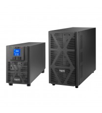 Schneider Electric SRVS3KIL Easy UPS 1 Fazlı Çevrimiçi, 3kVA, Kule, 230V, 6x IEC C13 + 1x IEC C19 çıkışı, Akıllı Kart Yuvası, LCD, Genişletilmiş çalışma süresi