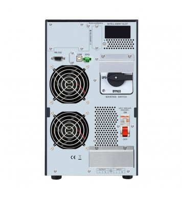 Schneider Electric SRVS6KIL Easy UPS 1 Faz Çevrimiçi, 6kVA/6kW, Kule, 230V, 1x Sabit kablolu 3 kablolu (1P+N+E) çıkış, Akıllı Kart Yuvası, LCD, Genişletilmiş Çalışma Süresi