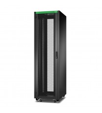 Schneider NR6282-P Go Rack, 42U, Siyah, Delikli kapı, Tavan, Tekerlekler, 4 Braket, Yan Panel ve Alt, 2100Y x 600G x 800D mm