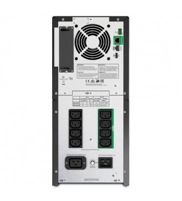 APC SMT2200IC Smart-UPS, Line İnteraktif, 2200VA, Kule Tipi, 230V, 8x IEC C13+2x IEC C19 çıkış, SmartConnect Bağlantı Noktası+SmartSlot, AVR, LCD